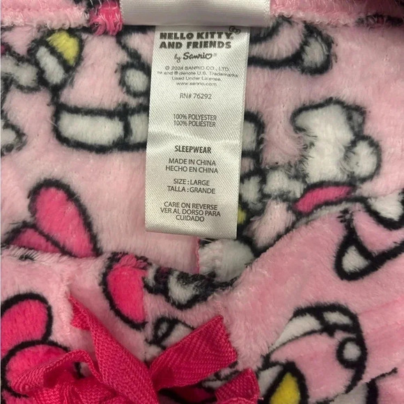 Hello Kitty Pajama Pants Size L NWT - Picture 5 of 8